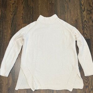 A New Day Women's Cream Turtleneck Sweater Small